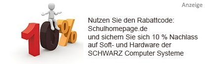SCHWARZ macht Ihre IT fit für den digitalen Schulalltag! 10 % Rabatt von Schulhomepage.de