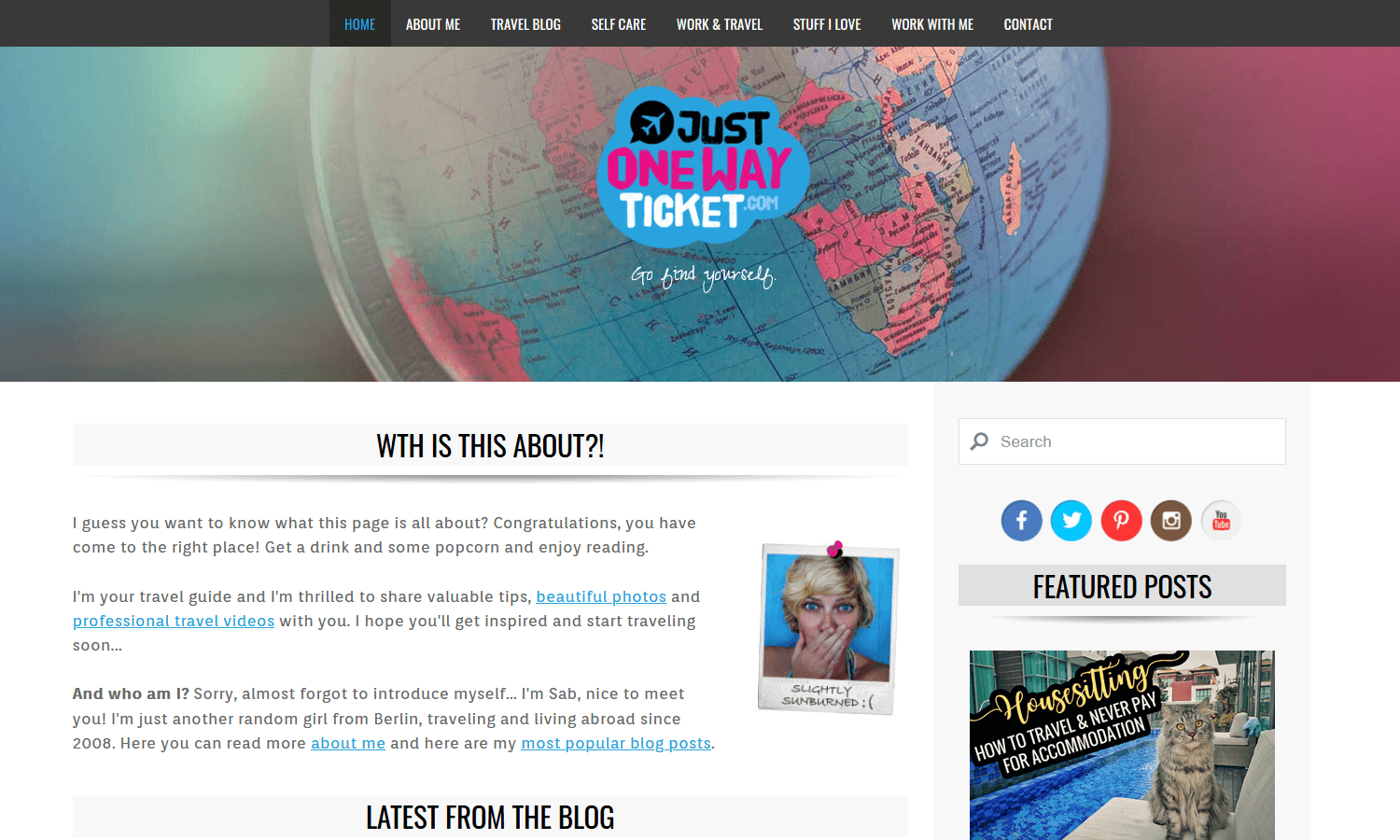 Jimdo Beispiel Reise-Blog JustOneWayTicket Jimdo Beispiel Reise-Blog JustOneWayTicket