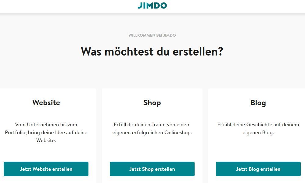 Jimdo - Jetzt Website erstellen Jimdo - Jetzt Website erstellen