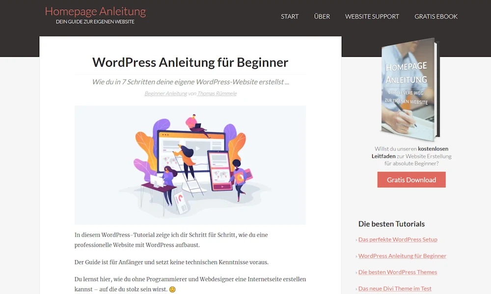 WordPress Anleitung für Beginner WordPress Anleitung für Beginner