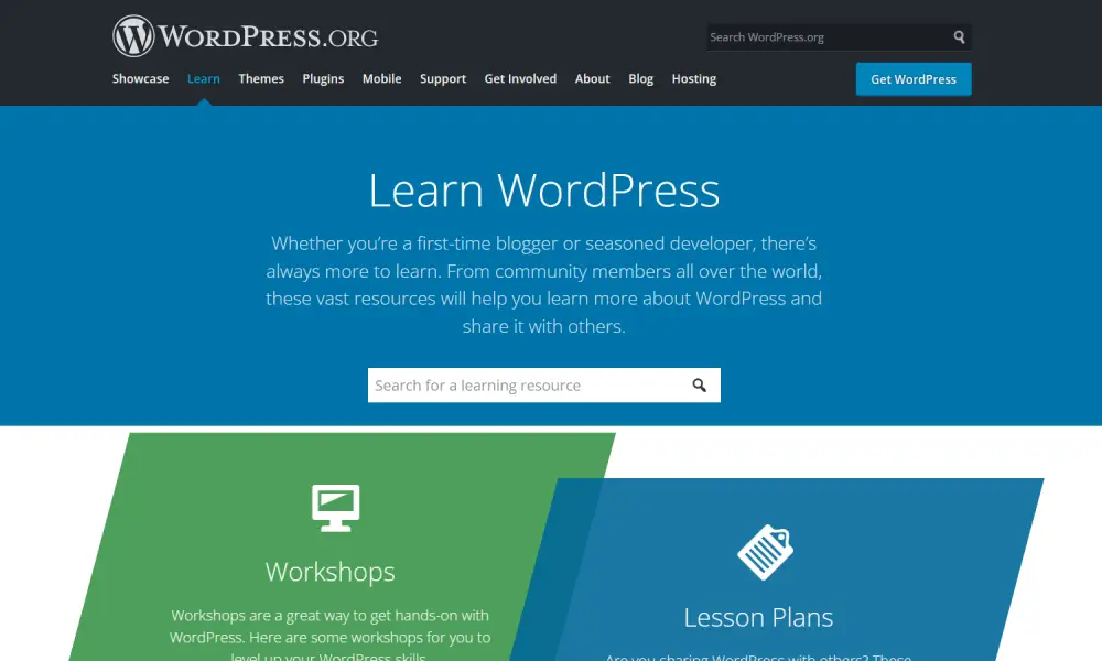 WordPress lernen mit der Community von wordpress.org WordPress lernen mit der Community von wordpress.org
