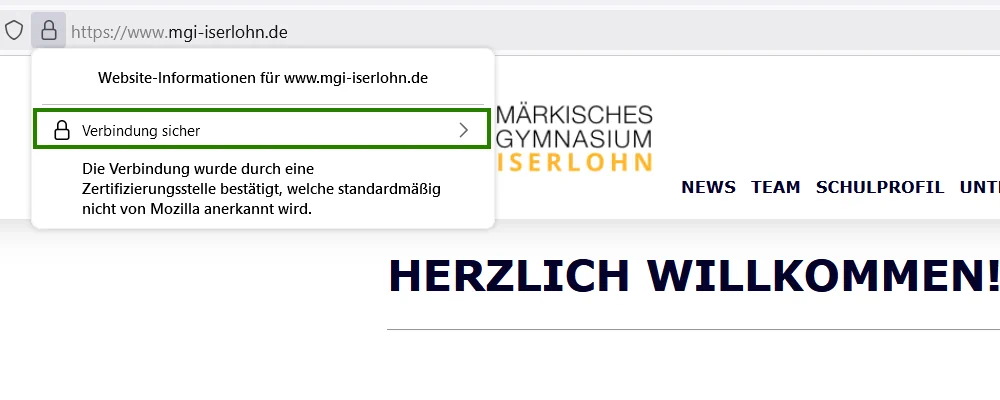 Die HTTPS-Verschlüsselung macht eine Website sicher