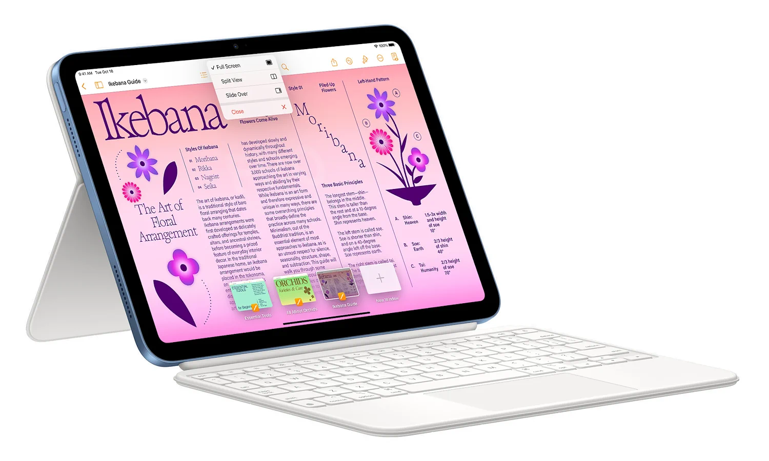 Das iPad 11. Generation unterstützt nur das Magic Keyboard Folio, dem die Schwebefunktion fehlt