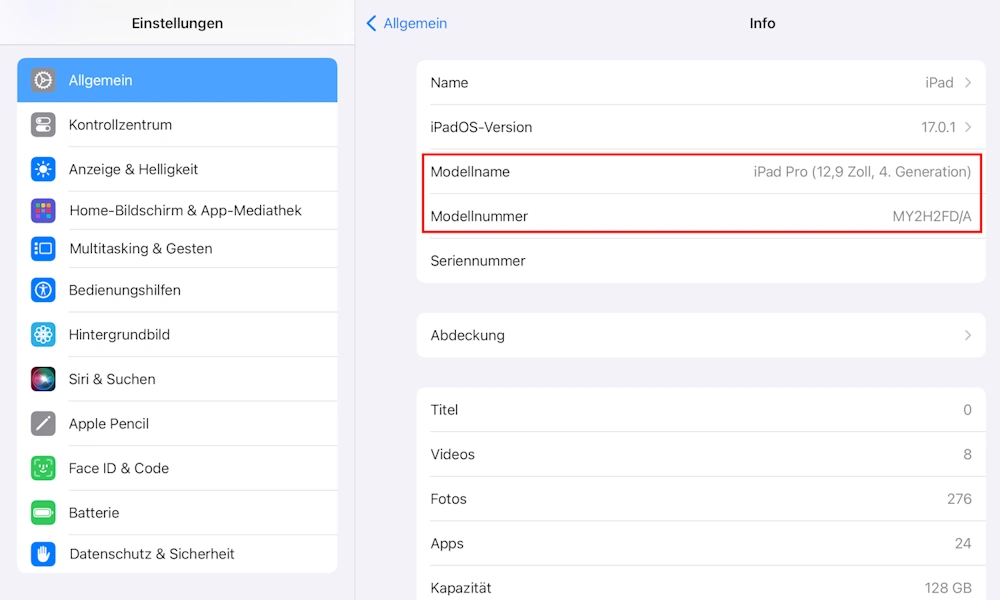 Welches iPad habe ich? - iPad-Modell herausfinden