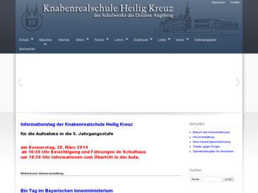Knabenrealschule Heilig Kreuz des Schulwerks der Diözese Augsburg