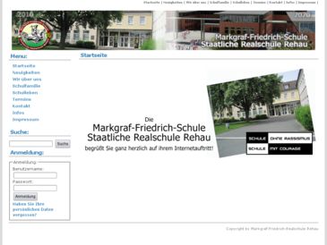 Markgraf-Friedrich-Realschule Staatliche Realschule Rehau