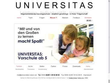 PRIVATSCHULE UNIVERSITAS gGmbH - Allgemeinbildende Ganztagsschule - staatlich ge