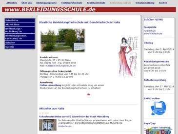 Staatliches Berufliches Schulzentrum Textil und Bekleidung Münchberg-Naila