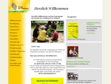 Schule Am Thekbusch Velbert - Webauftritt