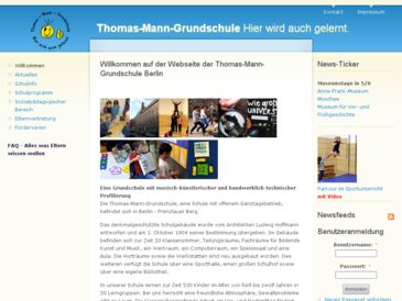 Thomas-Mann-Grundschule - hier wird auch gelernt