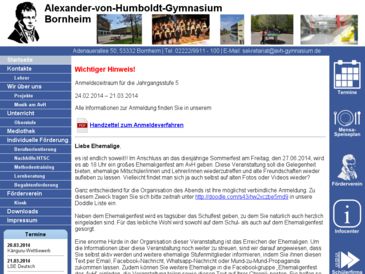 Alexander-von-Humboldt Gymnasium Bornheim