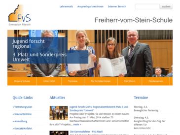 Freiherr-vom-Stein-Schule - Gymnasium der Stadt Rösrath mit bilingualem deutsch-