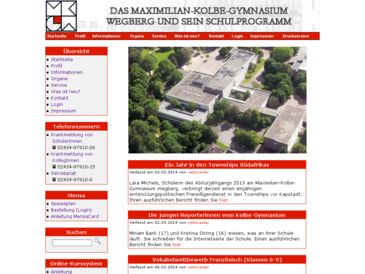 Maximilian-Kolbe-Gymnasium Wegberg: Schulprogramm und Homepage