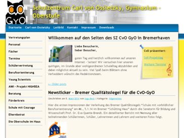 SZ C.v.Ossietzky, Gymnasium - Oberstufe, Bremerhaven