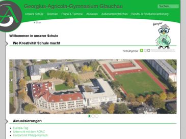 Das Georgius-Agricola-Gymnasium in Glauchau