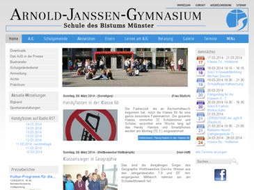 Arnold-Janssen-Gymnasium, Schule des Bistums Münster