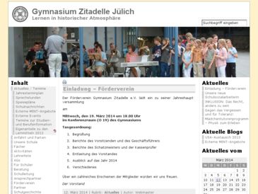 Gymnasium Zitadelle der Stadt Jülich