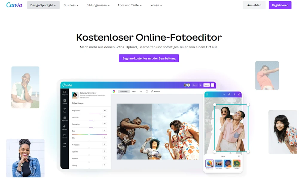 Canva: bester kostenloser Online-Fotoeditor Canva: bester kostenloser Online-Fotoeditor