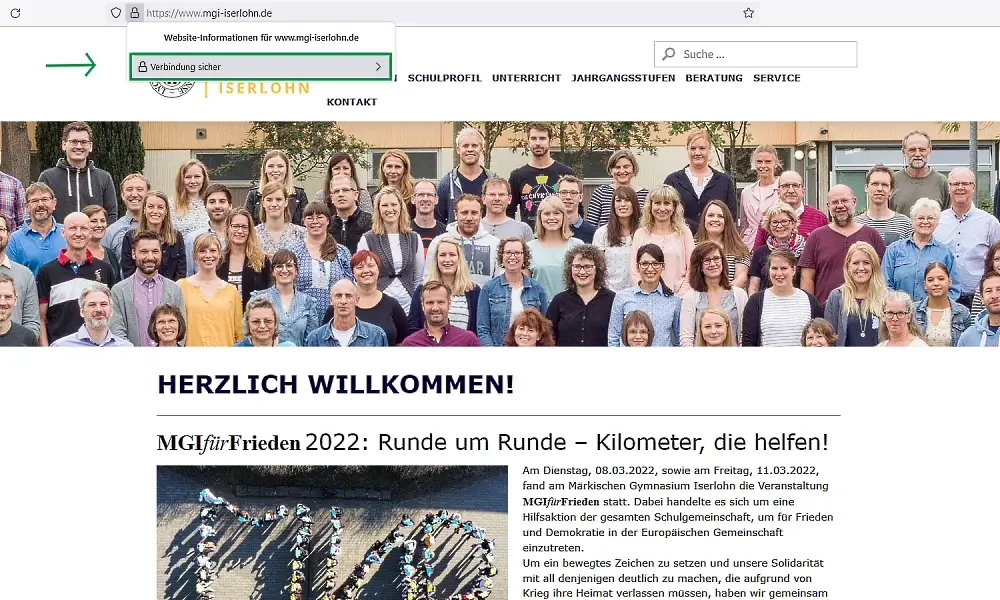 Gute Schulhomepage - Verschlüsselung mit SSL und https testen Gute Schulhomepage - Verschlüsselung mit SSL und https testen
