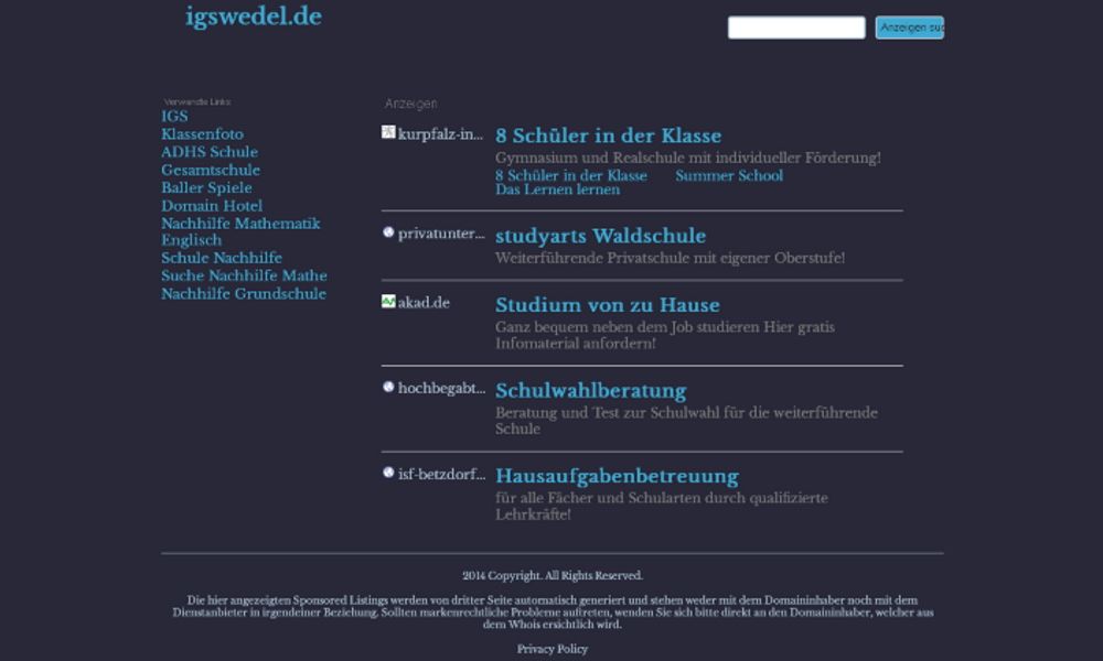 Frühere Internetadressen von Schulen werden oft für Spam missbraucht Frühere Internetadressen von Schulen werden oft für Spam missbraucht