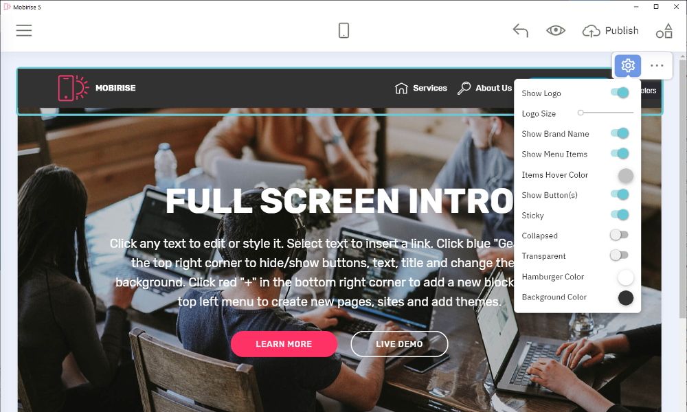 WYSIWYG Editor Mobirise WYSIWYG Editor Mobirise